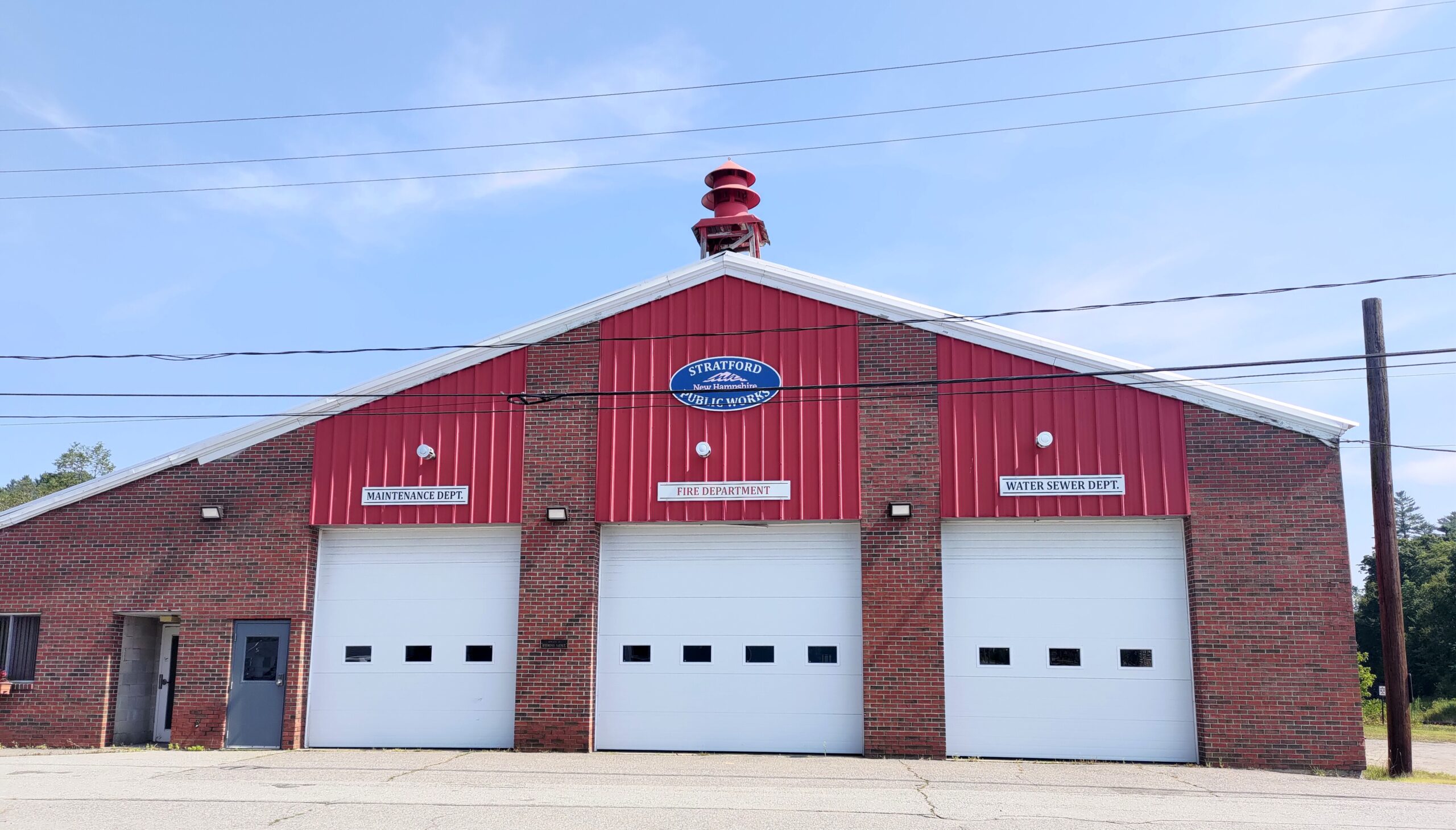 town garage in Stratford NH